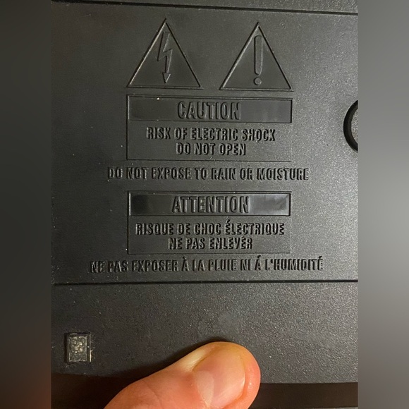 Vintage Black Audio Player & Radio. Still working! - Picture 5 of 6